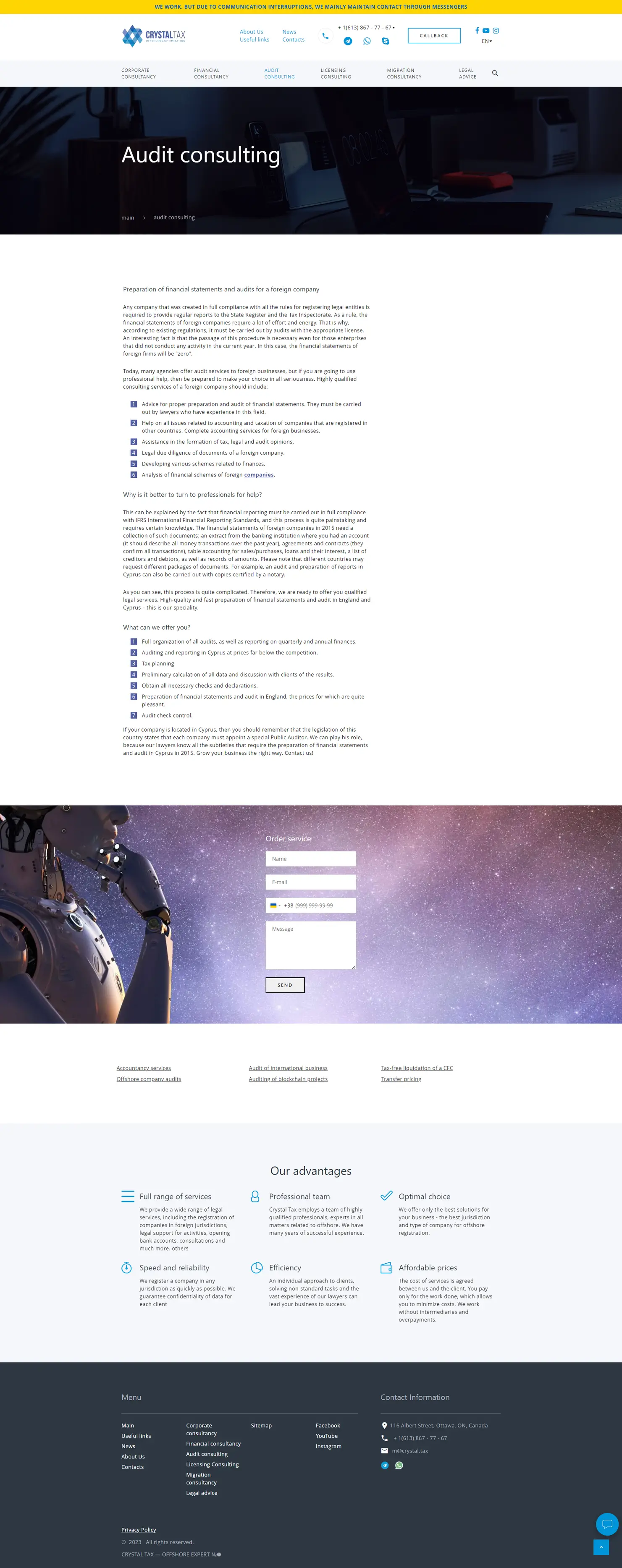 Crystal Tax
