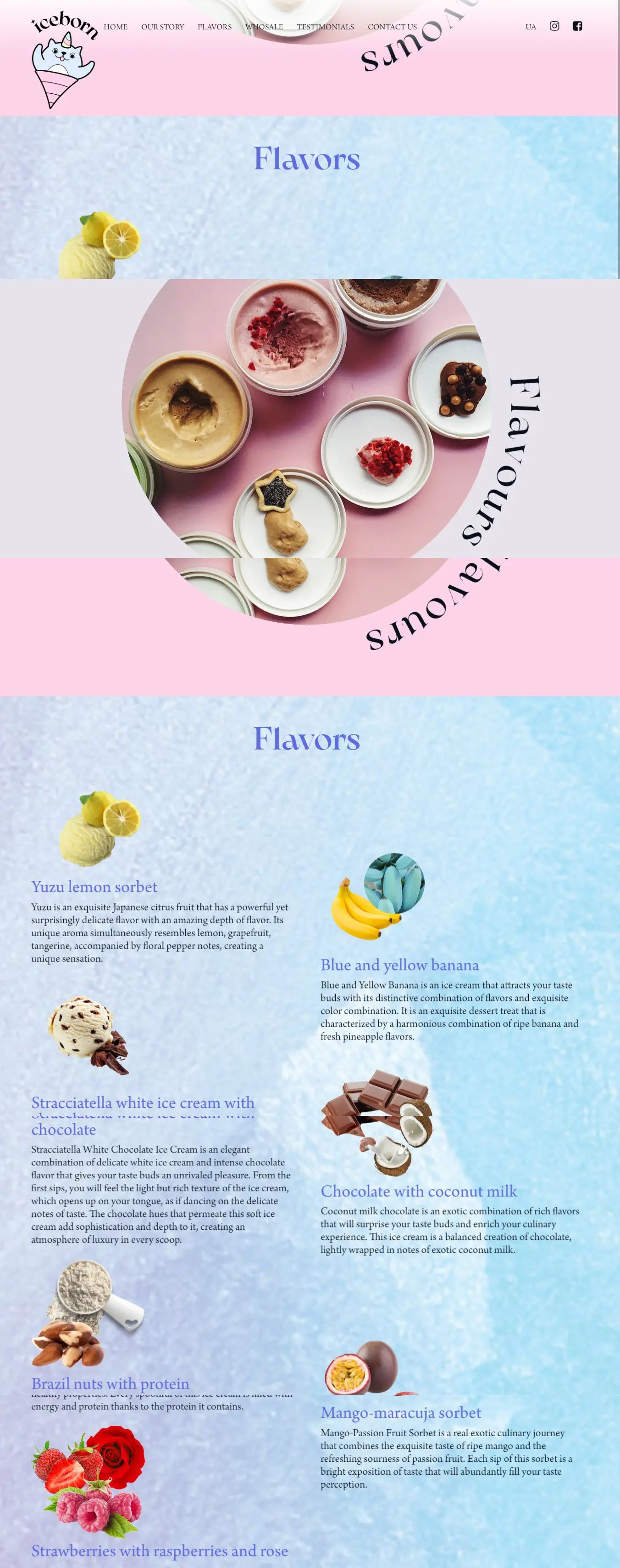 Iceborn — artisan ice cream studio — Marketing MIX case screenshot 2